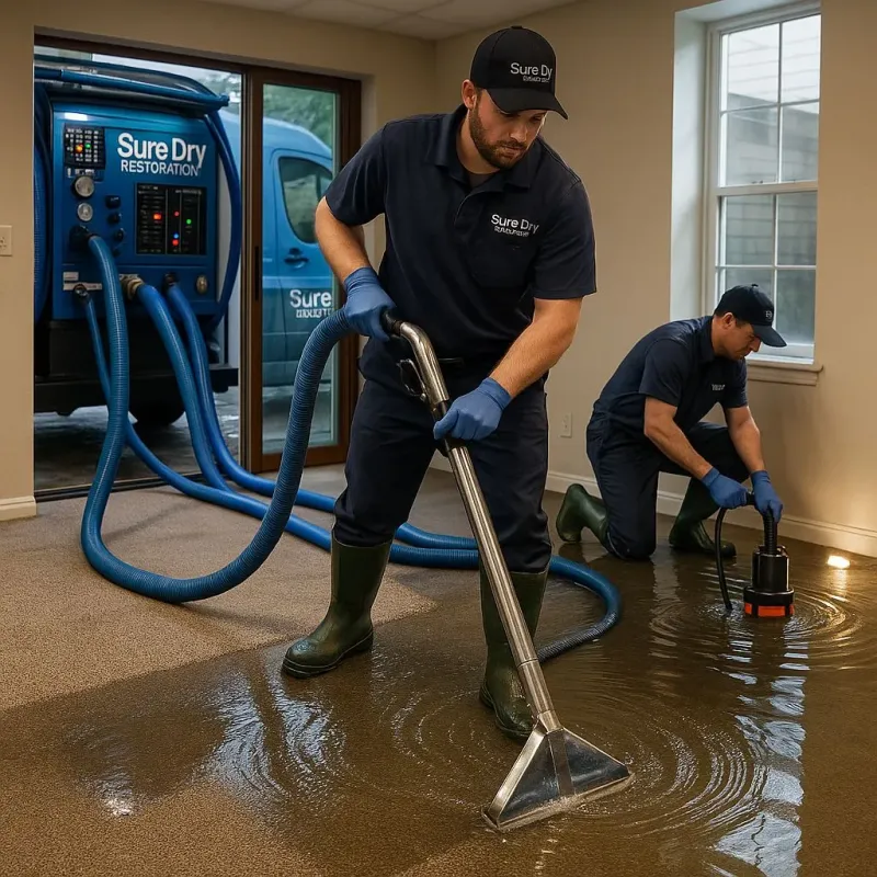 Water Extraction and Removal process in Woodson Terrace, MO